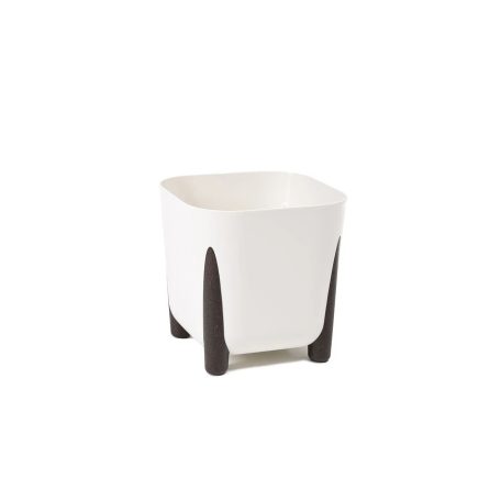 Lamela Frida szögletes műanyag virágtartó betéttel 29 cm