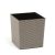 Lamela Juka Eco Rattan hatású  Virágtartó Kaspó  19x19 cm 826