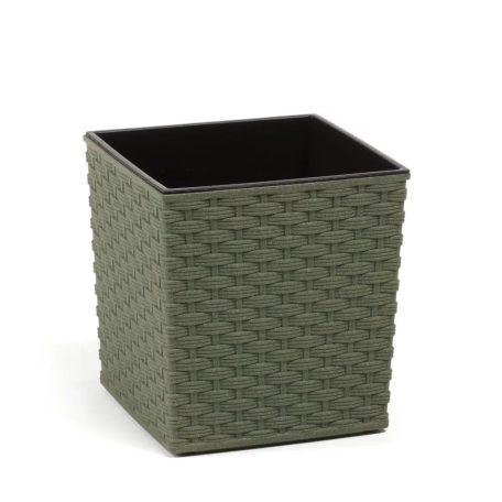 Lamela Juka Eco Rattan hatású  Virágtartó Kaspó  19x19 cm 826