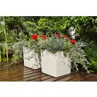 Lamela Juka Eco Rattan hatású  Virágtartó Kaspó  19x19 cm 826