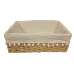 Kosár Textillel35X25X12Cm TW41272