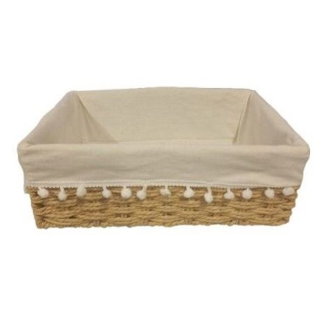 Kosár Textillel35X25X12Cm TW41272