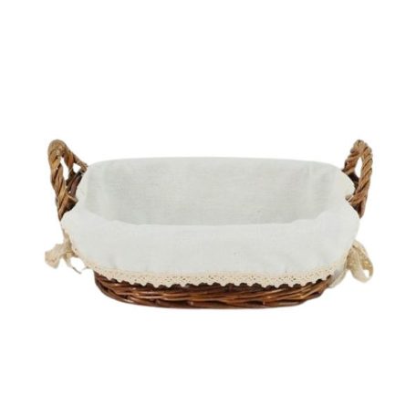 Kosár Textillel 27 × 18 × 9 cm TH41549