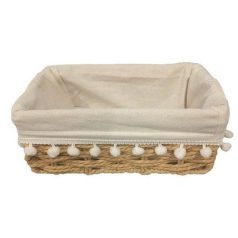 Kosár Textillel25X15X10Cm TW41272