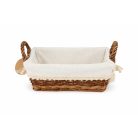 Kosár textillel   26 × 15 × 9 cm TH41550