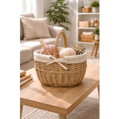 Füles  kosár textillel  TH41455/L