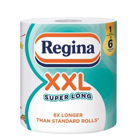 Regina XXL papírtörlő 1 t. 2 r. 300 lap mintás Super Long