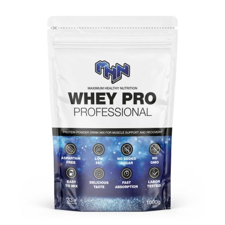 MHN Supplements Whey Pro Professional – Tejsavófehérje 1000 g