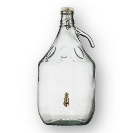 Csapos Üveg Demizson Csatos  5L