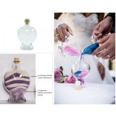 Palack Szív T. + Dugó 0,5L.