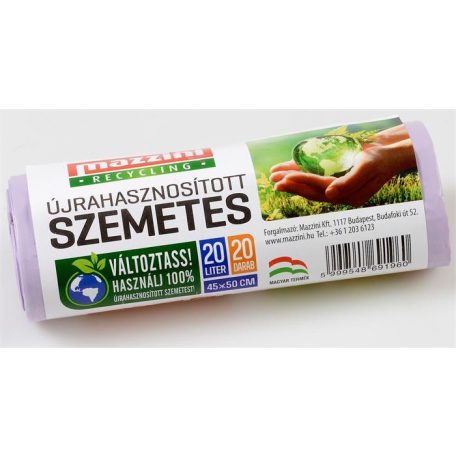 Újrahaszn.Szemeteszsák 20L