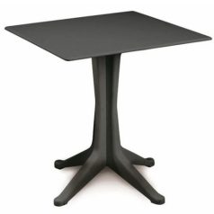 Ponente asztal 70x70 cm antracit