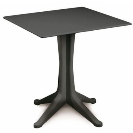 Ponente asztal 70x70 cm antracit
