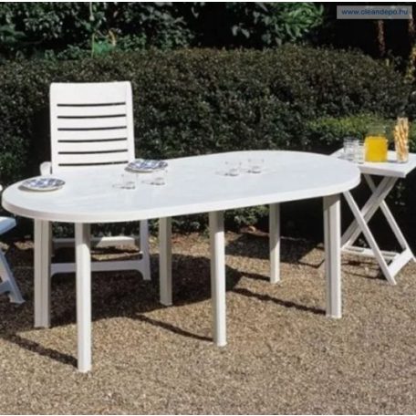 Tavolo  Ovál Asztal 180X90-Es Fehér