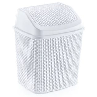 Rattan hatású billenős szemetes 6,2L N009