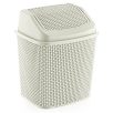 Rattan hatású billenős szemetes 6,2L N009