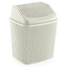 Rattan hatású billenős szemetes 6,2L N009