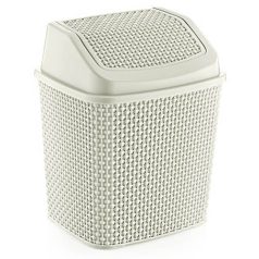 Rattan hatású billenős szemetes 6,2L N009