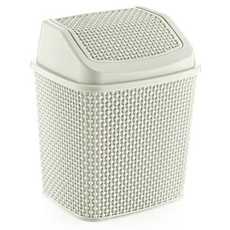 Rattan hatású billenős szemetes 6,2L N009