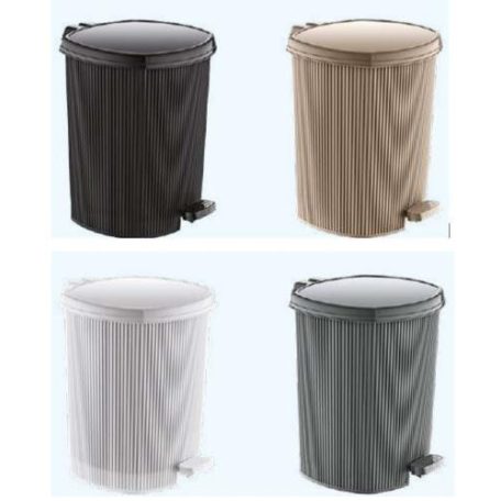 Hullámos pedálos szemetes kivehető betéttel 20 L  CZ004 