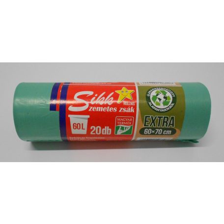Szemeteszsák 60L Extra 20Db/Roll