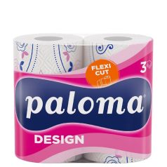   Paloma papírtörlő 2t. 3rét. 145 lap színes-perforalt Flexi Sheet DESIGN