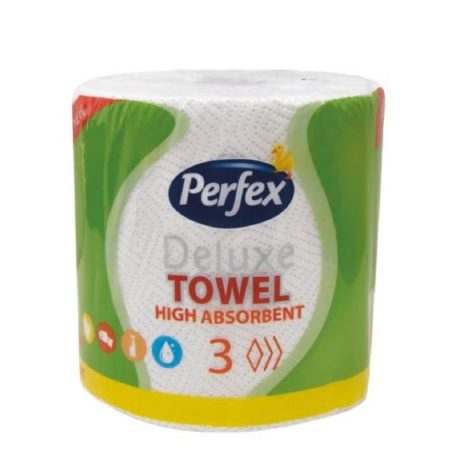 Perfex Deluxe papírtörlő 1t. 3r. Extra Nedvszívó - Zöld 6/#