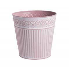 2 Bádog Kaspó Kör Csipke 080255