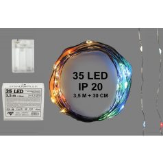 432115 ELEMES FŰZÉR 3,5M,35LED SZÍN