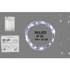 432116 ELEMES FŰZÉR,5M 50LED HIDEGF