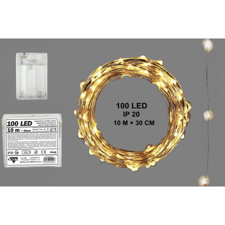 432151 ELEMES FŰZÉR,10M 100LED MFEH