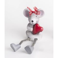 K.Egér Szür/Pir+Szív Ll Lány 141290