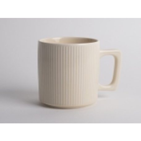 Porc.Bögre 3Dcsíkos Krém 330 172173