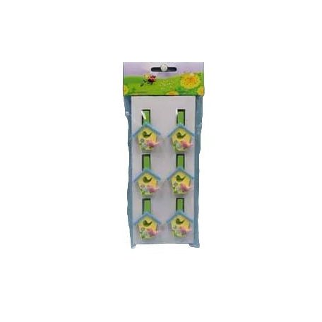 Fa Csipesz X6 P.Ház Zö/Sá 045492