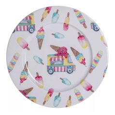 Bádog Tálca Kör Fagyis 080820