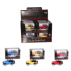 Jeep 1/72 Sárga/Kék/Piros 712039