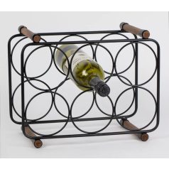 Fém+Fa Bortartó 6R Fekete 448251