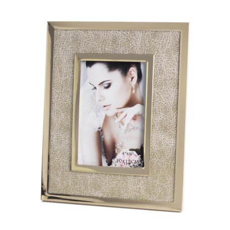 Fém+Műbőr+Fa Képtartó K/A F/ 496256