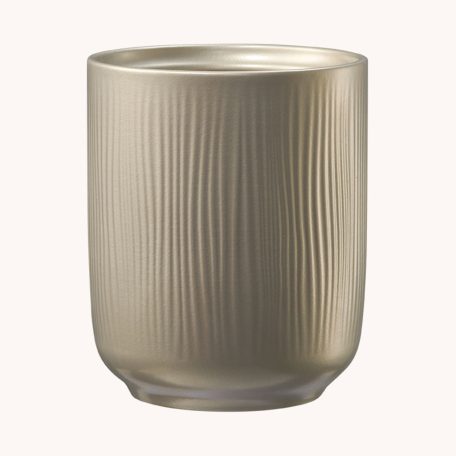 Kerámia Kaspó Falun Met.Bézs