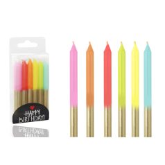 Gyertya Sznap*12 Metál Color 497361