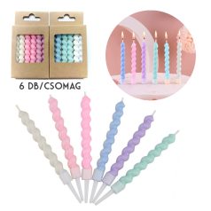 Gyertya Sznap*6Fiú/Lány Kék/ 497369