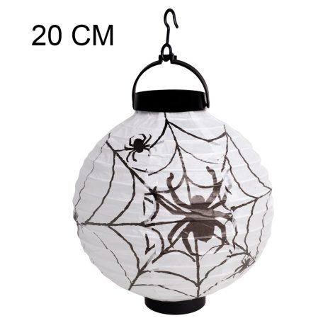 Papírlámp.+Led Pók+Háló 372321