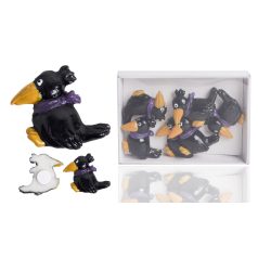 P.Varjú*6 Fekete 2X3,7Cm 045738