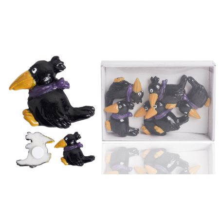 P.Varjú*6 Fekete 2X3,7Cm 045738