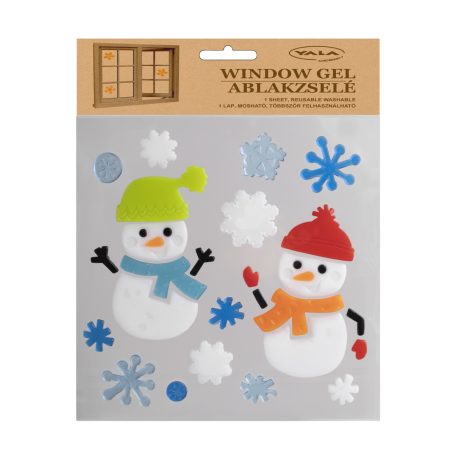 Ablakzselé 2Hóember+Hókrist 312805