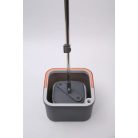 Spin Flat Mop  Kétrekeszes professzionális forgófejes felmosó szett, 2 extra mop fejjel