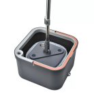 Spin Flat Mop  Kétrekeszes professzionális forgófejes felmosó szett, 2 extra mop fejjel