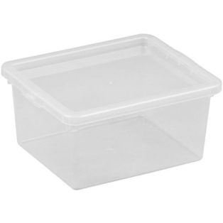  Tárolódoboz tetővel 2,3 L  Átlátszó 