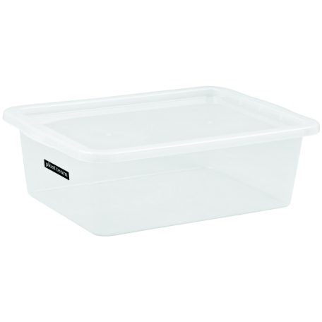 Átlátszó Dob.+ Tető Lapos 30L