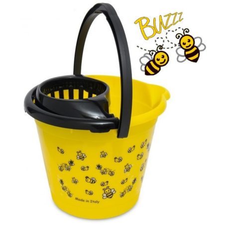 Méhecskés vödör csavaróval 12 L